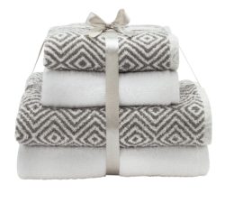 HOME - Aztec Contrast 4 Piece - Towel Bale
